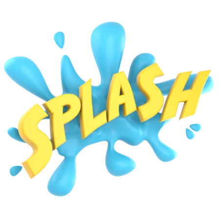 SPLASH  3D Sticker