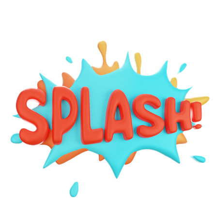 Splash  3D Icon