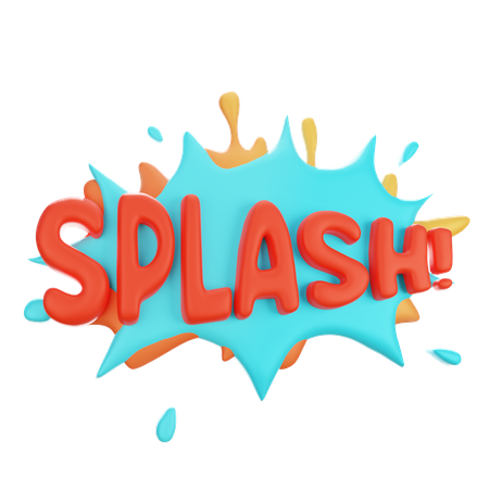 Splash  3D Icon