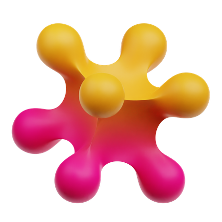 Splash Abstract  3D Icon