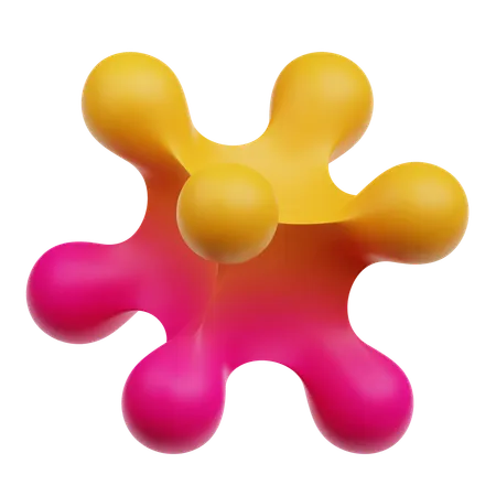 Splash Abstract  3D Icon