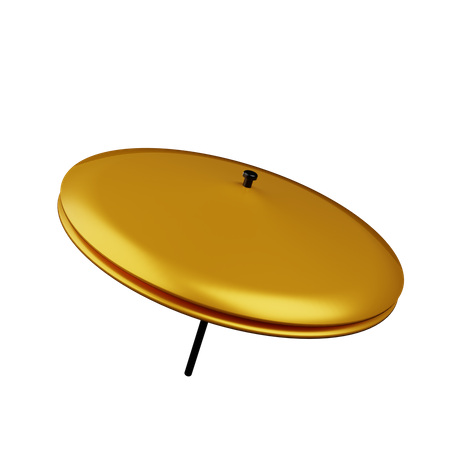 Tambour éclaboussant  3D Illustration