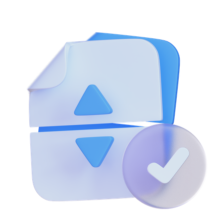 Split File  3D Icon
