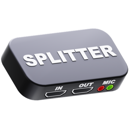 Splitter  3D Icon