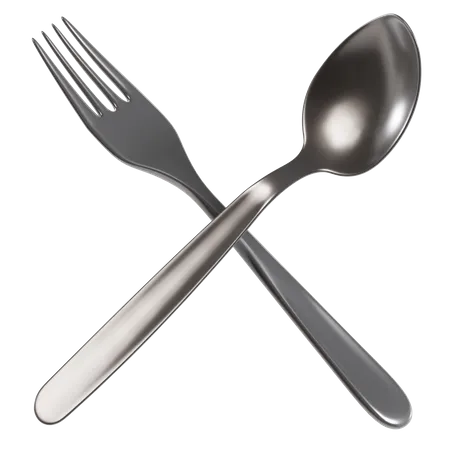 Spon And Fork  3D Icon