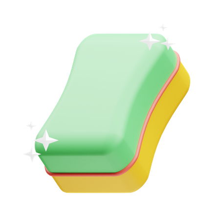 Sponge 3D Illustration