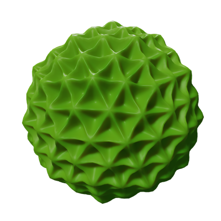 Spongy Green Ball  3D Icon