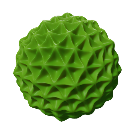 Spongy Green Ball  3D Icon