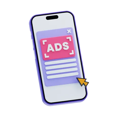 Sponsored Ads  3D Icon