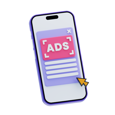 Sponsored Ads  3D Icon