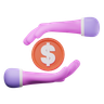 money funds 3d illustration