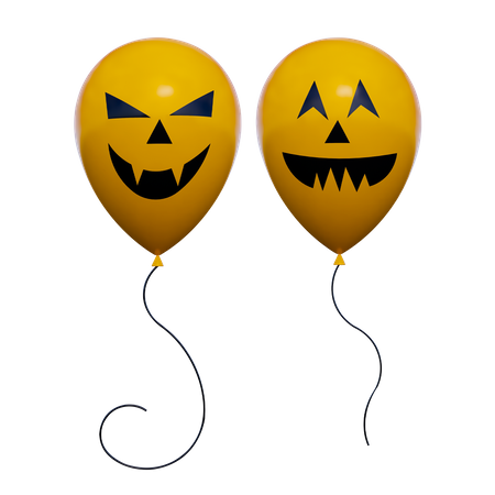 Spooky Balloon  3D Icon