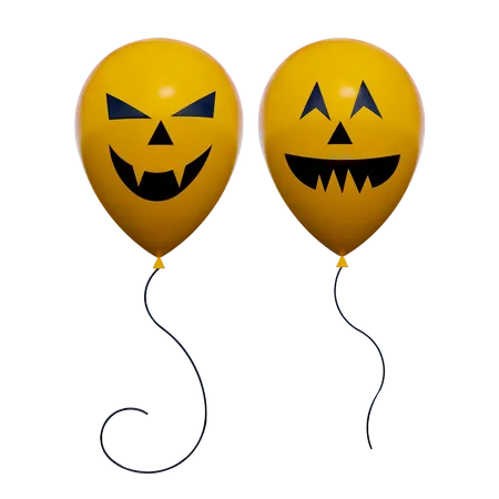 Spooky Balloon  3D Icon