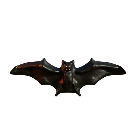 Spooky Bat  3D Icon