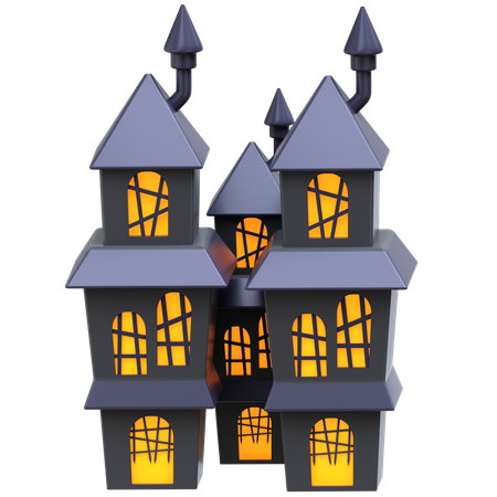 Spooky Castle  3D Icon