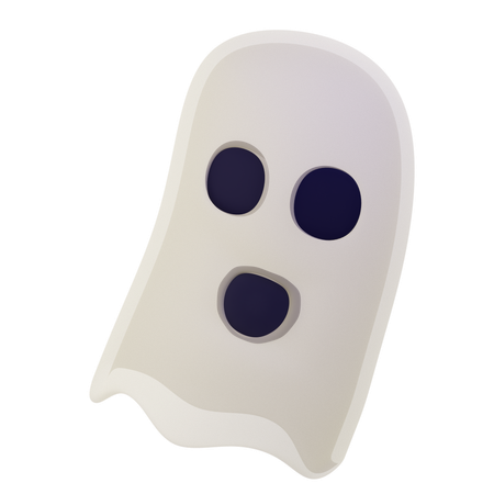 Spooky Ghost  3D Icon