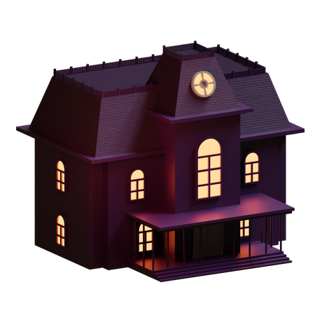 Spooky House  3D Icon