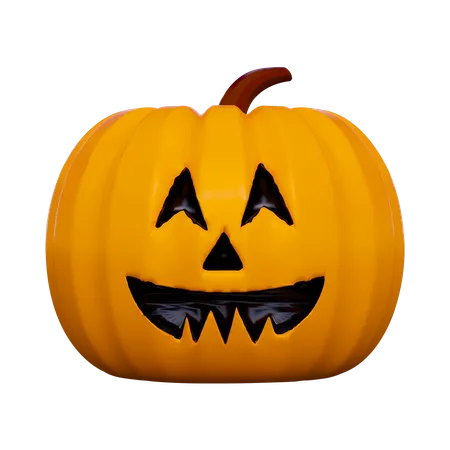 Spooky Pumpkin  3D Icon