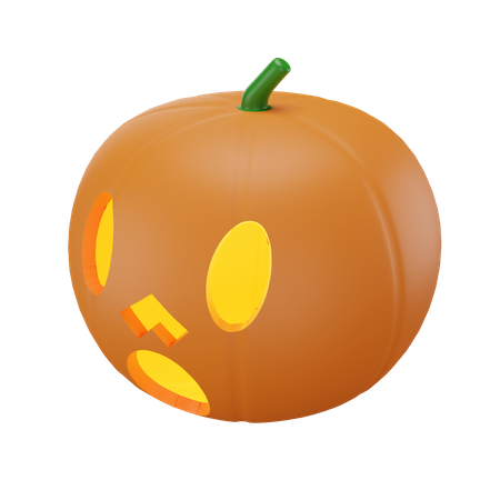 Spooky Pumpkin 3D Illustration