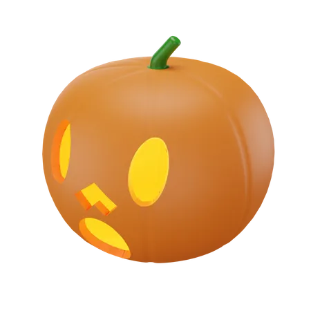 Spooky Pumpkin 3D Illustration