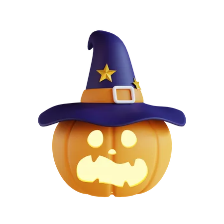 Spooky Pumpkin  3D Icon