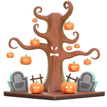 Spooky Tree  3D Icon