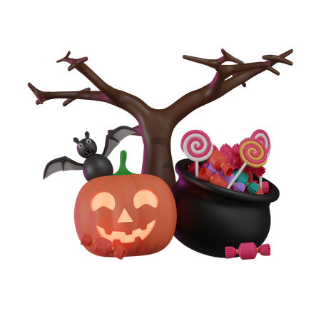 Spooky Tree  3D Icon