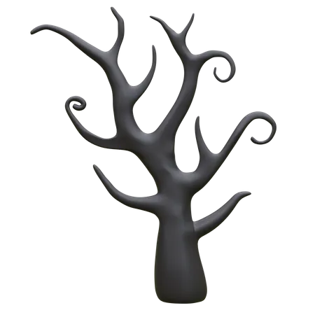 Spooky Tree Death Tree 3 D Icon Illustration 3D Icon