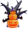 Spooky Tree With Pumpkin