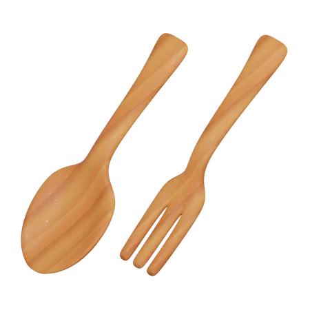 Spoon From Kitchen Set 3 D Icon 3D Icon