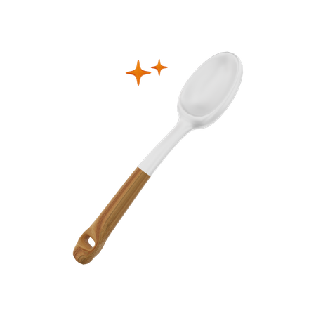Spoon 3D Illustration