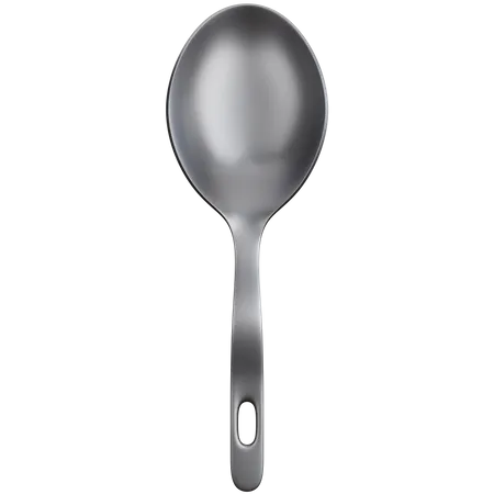 3 D Rendering Spoon Isolated 3D Icon