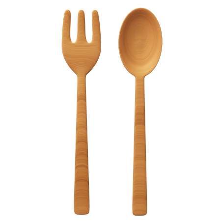 Spoon And Fork  3D Icon