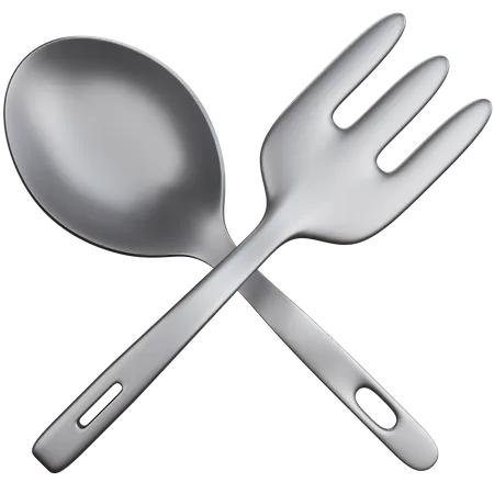 Spoon And Fork  3D Icon