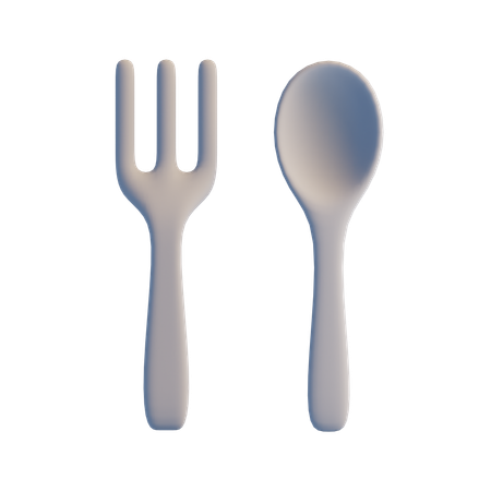 Spoon Fork  3D Icon