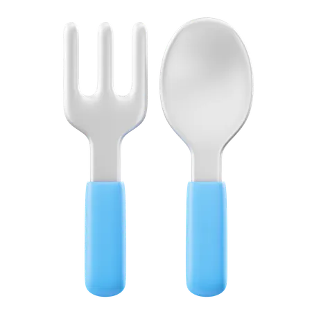 Spoon Fork  3D Icon