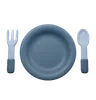 Spoon Fork And Plate