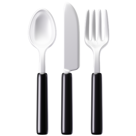 Spoon Fork Knife  3D Icon