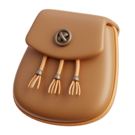 Sporran Pouch Bag  3D Icon