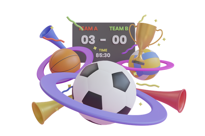 Sport Ball  3D Icon