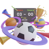 3d sport-ball logo