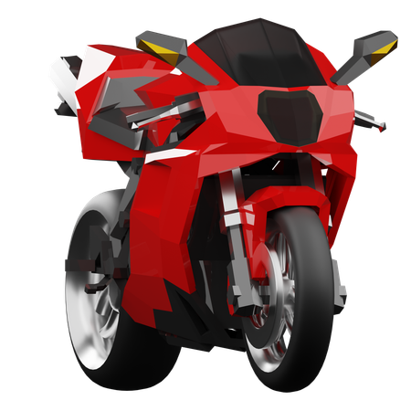 Sport Bike  3D Icon