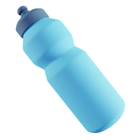 3 D Illustration Of Blue Sport Bottle 3D Icon