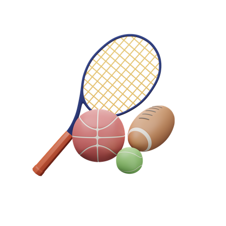 Sport Equipment  3D Icon