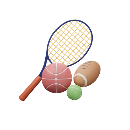 Sport Equipment  3D Icon