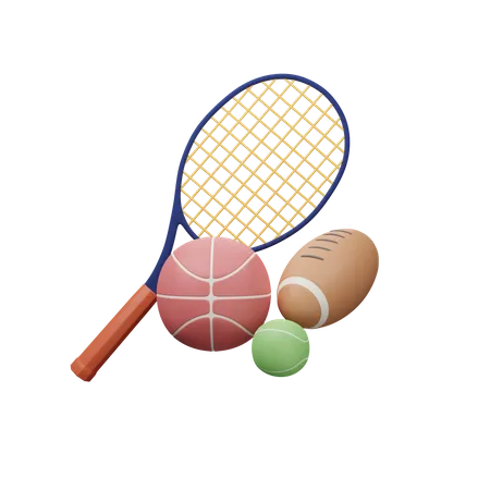 Sport Equipment 3D Icon