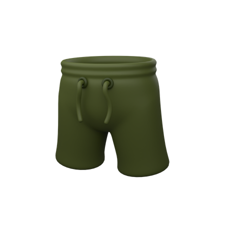 Kurze Sporthose  3D Icon