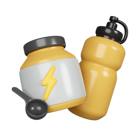 Nutrition sportive  3D Icon