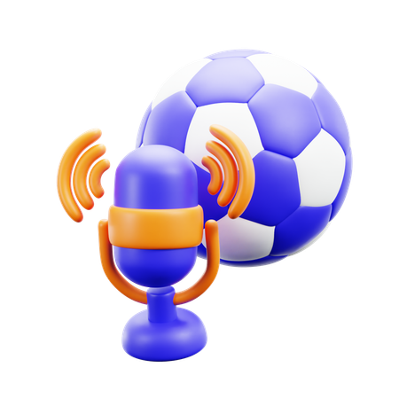 Sport-Podcast  3D Icon