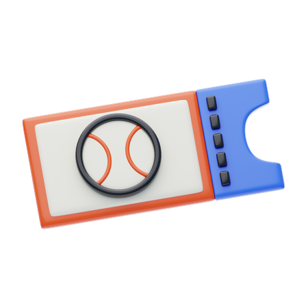 Sport Ticket  3D Icon